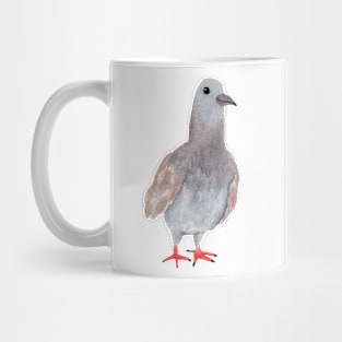 Watercolor pigeon Mug